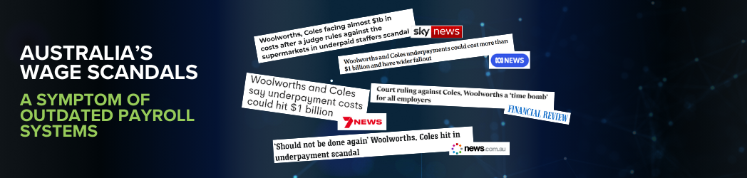 Banner graphic for SMC article on Woolworths and Coles payroll underpayment scandal